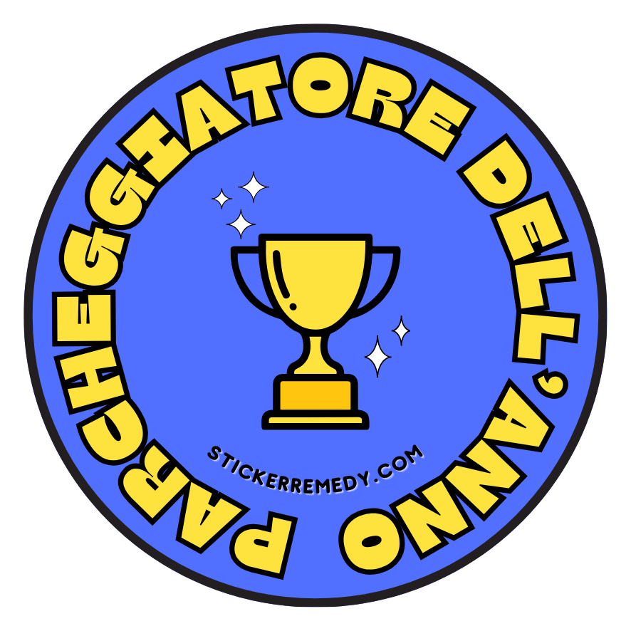 Parcheggiatore dell'anno - Sticker