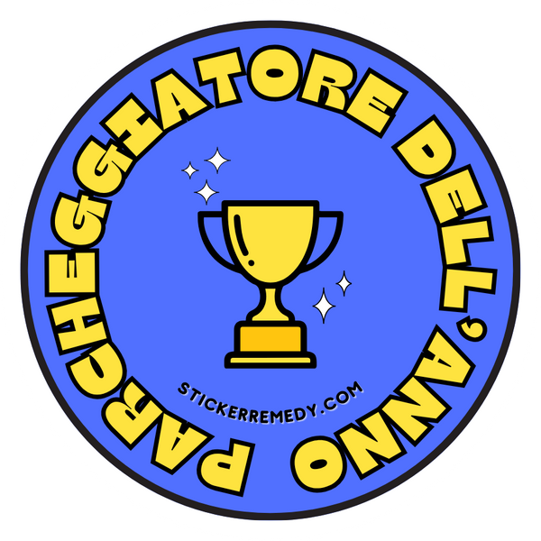 Parcheggiatore dell'anno - Sticker