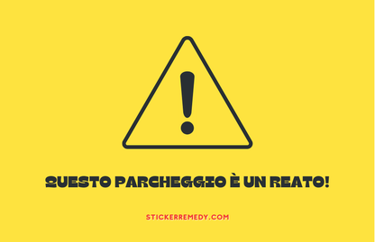 Questo parcheggio è un reato! - Card