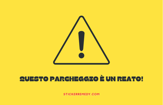 Questo parcheggio è un reato! - Card