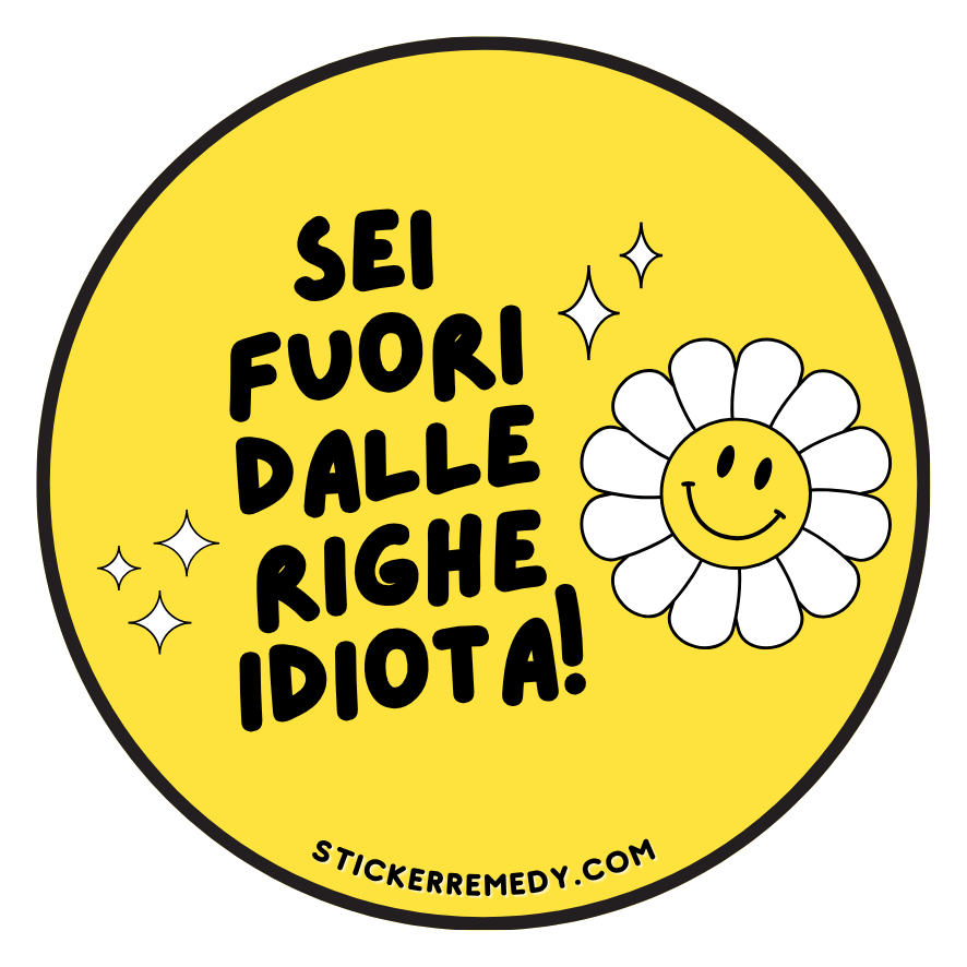 Sei fuori dalle righe - Sticker